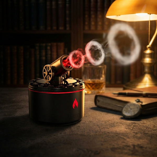 The Black Cannon smoke ring diffuser detail