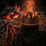 The Pyre campfire diffuser detail